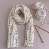 Every time I focus on the fine stitching or gently weaving the thread together, all the worries and stress seem to melt away. Every circle and every stitch of the scarf is a pouring out of my feelings and an expression of love for life.