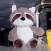 Raccoon plush throw pillows are cute and functional home accessories that can not only add a touch of vivid color to the home environment, but also bring unparalleled comfort. The design of this throw pillow is inspired by the cute animal raccoon.