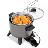 A frying pan is a common kitchen tool that almost every household will own at least one of. Its design is simple and practical, usually made of metal or cast iron, with a flat bottom and slightly higher edges for easy flipping of food.