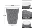 Choose the right cup capacity according to your drinking volume and preferences. Some people prefer small and dainty cups, while others prefer large capacity cups that allow them to enjoy more coffee at once.
