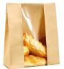 Paper bread bags are an environmentally friendly, practical and beautiful packaging option, made of renewable materials, with good air permeability and thermal insulation ability