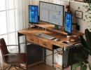 A desk is a piece of furniture used for writing, reading and working, usually with a flat desk and storage space to help improve productivity and keep things tidy. Diverse design, suitable for home, office and other environments.